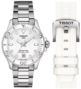 Zegarek Zegarek Tissot T120.210.11.011.00 SEASTAR 1000 36MM - Zegarki damskie - miniaturka - grafika 1
