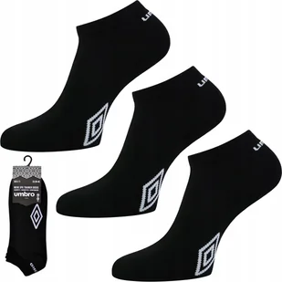 SKARPETY STOPKI Umbro Sneaker bawełniane sportowe 3-PAK - 39-42 - Skarpetki męskie - miniaturka - grafika 1