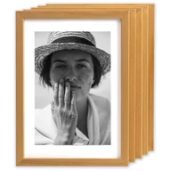 Ramki na zdjęcia - Pakiet ramek drewnianych 5 szt. DREWNIANE 30x40 cm - miniaturka - grafika 1