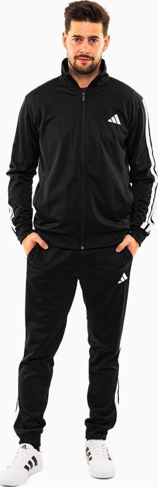 Adidas Dres męski adidas Sportswear Basic 3-Stripes Tricot czarny JI8858 XL