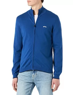 BOSS Męska kurtka Zalli Knitted, Bright Blue432, XXL - Kurtki męskie - miniaturka - grafika 1
