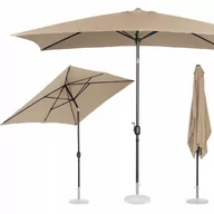 Parasole ogrodowe - Uniprodo Parasol ogrodowy - szarobrązowy - prostokątny - 200 x 300 cm - uchylny UNI_UMBRELLA_TSQ2030TA_N - 3 LATA GWARANCJI/DARMOWA WYSYŁKA - miniaturka - grafika 1