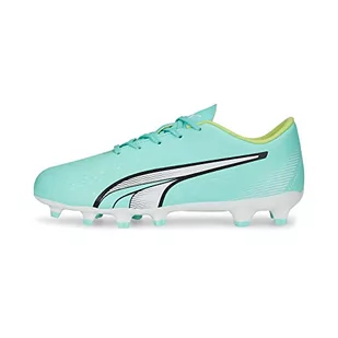 PUMA Unisex Ultra Play Fg/Ag Jr buty piłkarskie dla dzieci, Electric Peppermint PUMA White Fast Yellow, 43 EU - Piłka nożna - miniaturka - grafika 1