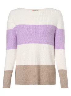 Street One - Sweter damski, beżowy|brązowy|lila - Swetry damskie - miniaturka - grafika 1