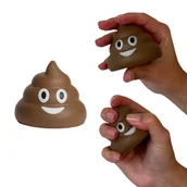Zabawki sensoryczne - Kupa Poo Emoji Gniotek Antystresowy z Pianki - miniaturka - grafika 1