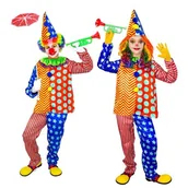 Stroje karnawałowe - Strój Klaun Dziecięcy-158 - miniaturka - grafika 1