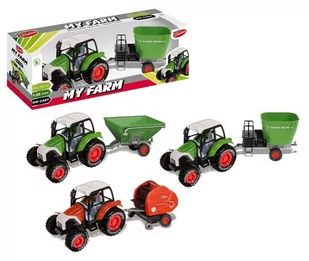 Mega Creative Moje Ranczo Traktor Met Plx 30cm 24/48 - Samochody i pojazdy dla dzieci - miniaturka - grafika 1