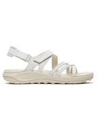 Sandały damskie - Merrell Skórzane sandały "Harbor Backstrap" w kolorze białym - miniaturka - grafika 1