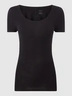 Koszulki i topy damskie - T-shirt o kroju personal fit z mieszanki bawełny i elastanu - miniaturka - grafika 1