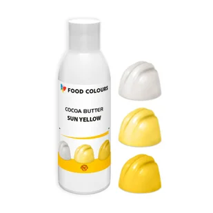 Food Colours masło kakaowe żółty sun yellow 100g - Dodatki do ciast w proszku - miniaturka - grafika 1