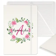 Notesy i bloczki - NOTES Z GUMKĄ A5 PLANER NOTATNIK MONOGRAM IMIĘ - miniaturka - grafika 1