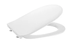 Roca Debba Round Deska wolnoopadająca Slim Duroplast biała z powłoką EasyClean A801B22003 - Deski sedesowe - miniaturka - grafika 1