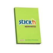 Szkolne artykuły papiernicze - STICKN Notes samoprzylepny zielony neon 76x51mm - miniaturka - grafika 1