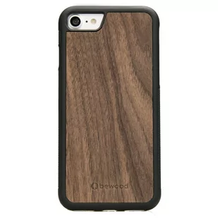 BeWood Stycznik bewood etui na telefon komórkowy drewniane etui do iPhone'a 7 8 etui Case Cover ręcznie wykonany z prawdziwego drewna IP7-ORZECHAMERYKANSKI - Etui i futerały do telefonów - miniaturka - grafika 1