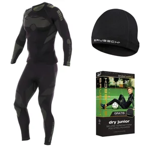 Brubeck, Dziecięcy komplet termoaktywny, Dry Junior, czarny, rozmiar 128/134 - Pozostała odzież narciarska Brubeck, Dziecięcy komplet termoaktywny, Dry Junior, czarny, rozmiar 128/134 - Pozostała odzież narciarska - miniaturka - grafika 1