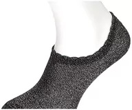 Skarpetki damskie - PIECES Damskie buty sportowe PCSEBBY Glitter Sneaker 1pack Socks NOOS błyszczące skarpety, Black/AOP: Silver Lurex, 36-38 - miniaturka - grafika 1