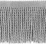 Pasmanteria - Frędzle Metalic 100 (1Mb) Srebrne - miniaturka - grafika 1