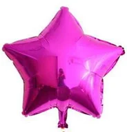 Balony i akcesoria - BALON FOLIOWY GWIAZDA 18" RÓŻOWA - miniaturka - grafika 1