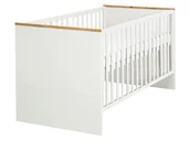 Łóżeczka i kojce - Roba Łóżeczko dziecięce kombi »Finn« 70 x 140 cm białe stopy - miniaturka - grafika 1