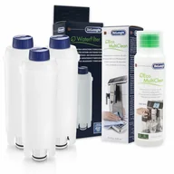 Akcesoria i części do ekspresów do kawy - Zestaw Do Delonghi, Filtr DLSC002 3 szt, Płyn SER3013 250 ml - miniaturka - grafika 1