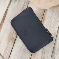 Portfele - Portfel damski skórzany z kwiatowym wzorem T-45-DB etui na klucze T-51-NDB zestaw prezentowy Paolo Peruzzi ZUP-119-DB - miniaturka - grafika 1