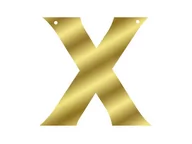 Dekoracje sali - Baner Personalizowany łączony - litera X - miniaturka - grafika 1