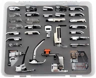 Akcesoria i części do maszyn do szycia - ZESTAW 32 STOPEK DO MASZYN DO SZYCIA ŁUCZNIK SINGER JANOME JUKI ELNA MATIC - miniaturka - grafika 1