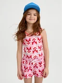 Stroje kąpielowe dla dziewczynek - Reima Strój kąpielowy Uimaan 5200148A Czerwony - miniaturka - grafika 1