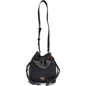 Plecaki worki - Pinko Skórzany worek SECCHIELLO MINI - miniaturka - grafika 1