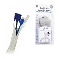 Kable komputerowe i do monitorów - Organizer kabli LOGILINK KAB0007, 1.8 m - miniaturka - grafika 1