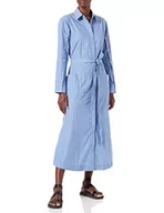 Apaszki i szaliki damskie - HUGO Damska sukienka z kominkiem, średni niebieski 425, nie jest specified - miniaturka - grafika 1
