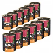 Mokra karma dla psów - Dolina Noteci (RAFI) Karma Rafi Adult KACZKA Zestaw 12x 800g  od 95zł +DO 3% ZWROTU W PROGRAMIE LOJALNOŚCIOWYM ZEST-RAFI-800-KACZKA - miniaturka - grafika 1