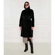 Płaszcze damskie - Marella Wełniany płaszcz - miniaturka - grafika 1