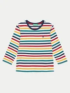 Bluzki damskie - United Colors Of Benetton Bluzka 3GZ3G10F1 Kolorowy Regular Fit - miniaturka - grafika 1