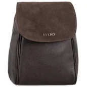 Plecaki - Plecak Czekoladowe R40356TB _2LK (RY1136-a) Ryłko - miniaturka - grafika 1