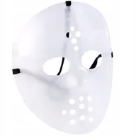 Dodatki do strojów karnawałowych - Maska Halloween Jason Piątek 13 Hokejowa Biała Kostium Halloweenowy - miniaturka - grafika 1