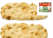 Pieczywo chrupkie - Pinsa + sos Mutti do pizzy dwie sztuki: polski wypiek włoskie pomidory - miniaturka - grafika 1