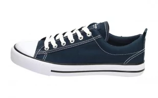 Granatowe trampki damskie AMERICAN DSLN01 BZ - American Club - Trampki damskie - miniaturka - grafika 1