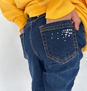 Spodnie i spodenki dla dziewczynek - Spodnie jeansowe dla dziewczynki, 9-13 lat - miniaturka - grafika 1
