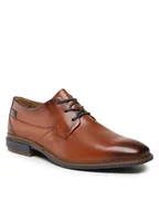 Półbuty męskie - Lasocki Półbuty ZAHARY-05 MI07 Brązowy - miniaturka - grafika 1