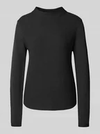 Swetry damskie - Sweter z dzianiny o kroju regular fit z czystej bawełny - miniaturka - grafika 1