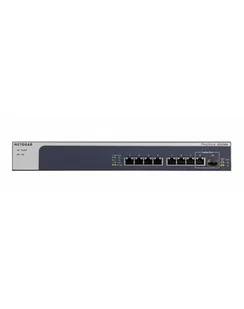 Netgear 8-port 10-Gigabit/Multi-Gigabit Ethernet Unmanaged Switch with 1 SFP+ ports, Desktop and Rackmount XS508M-100EUS - Przełączniki KVM - miniaturka - grafika 3