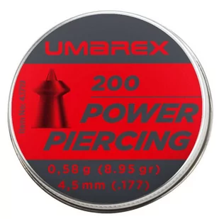 Umarex - Śrut do wiatrówek Power Piercing - 4,5 mm - 200 szt - 4.1719 - Amunicja do wiatrówek - miniaturka - grafika 1