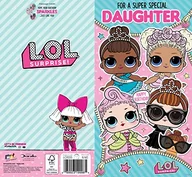 Kartki okolicznościowe i zaproszenia - Danilo Promotions LOL niespodzianka lalka córka kartka urodzinowa LO035 - miniaturka - grafika 1