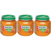 Desery dla dzieci - BoboVita Deserek Jabłka z marchewką po 4. miesiącu Zestaw 3 x 125 g - miniaturka - grafika 1