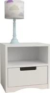 Szafy i szafki dla dzieci - Elior Szafka nocna dla dziecka Pinokio 5X - biała - miniaturka - grafika 1