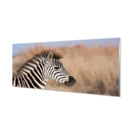 Dekoracje domu - Panel dekoracyjny szkło hartowane Zebra 125x50 cm - miniaturka - grafika 1