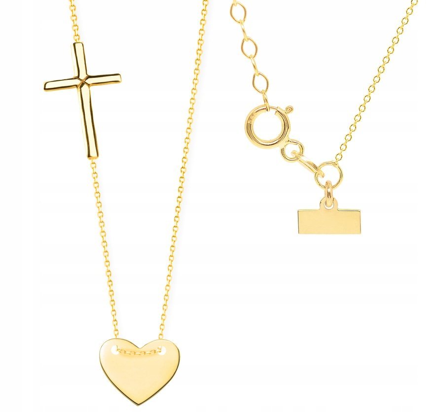 ZŁOTY NASZYJNIK GWIAZD CELEBRYTKA HEART 333