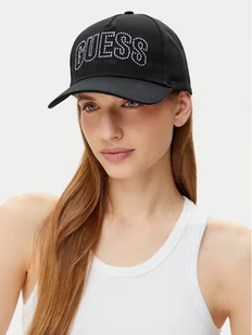Guess Czapka z daszkiem W5GZ15 WEGD0 Czarny - Czapki damskie - miniaturka - grafika 1
