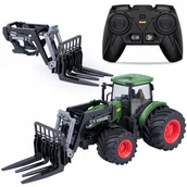 Zabawki zdalnie sterowane - Dumel Agro Traktor RC + Widły Paletowe + Pilot Pojazd Zdalnie Sterowany - miniaturka - grafika 1